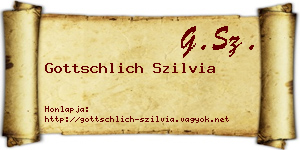 Gottschlich Szilvia névjegykártya